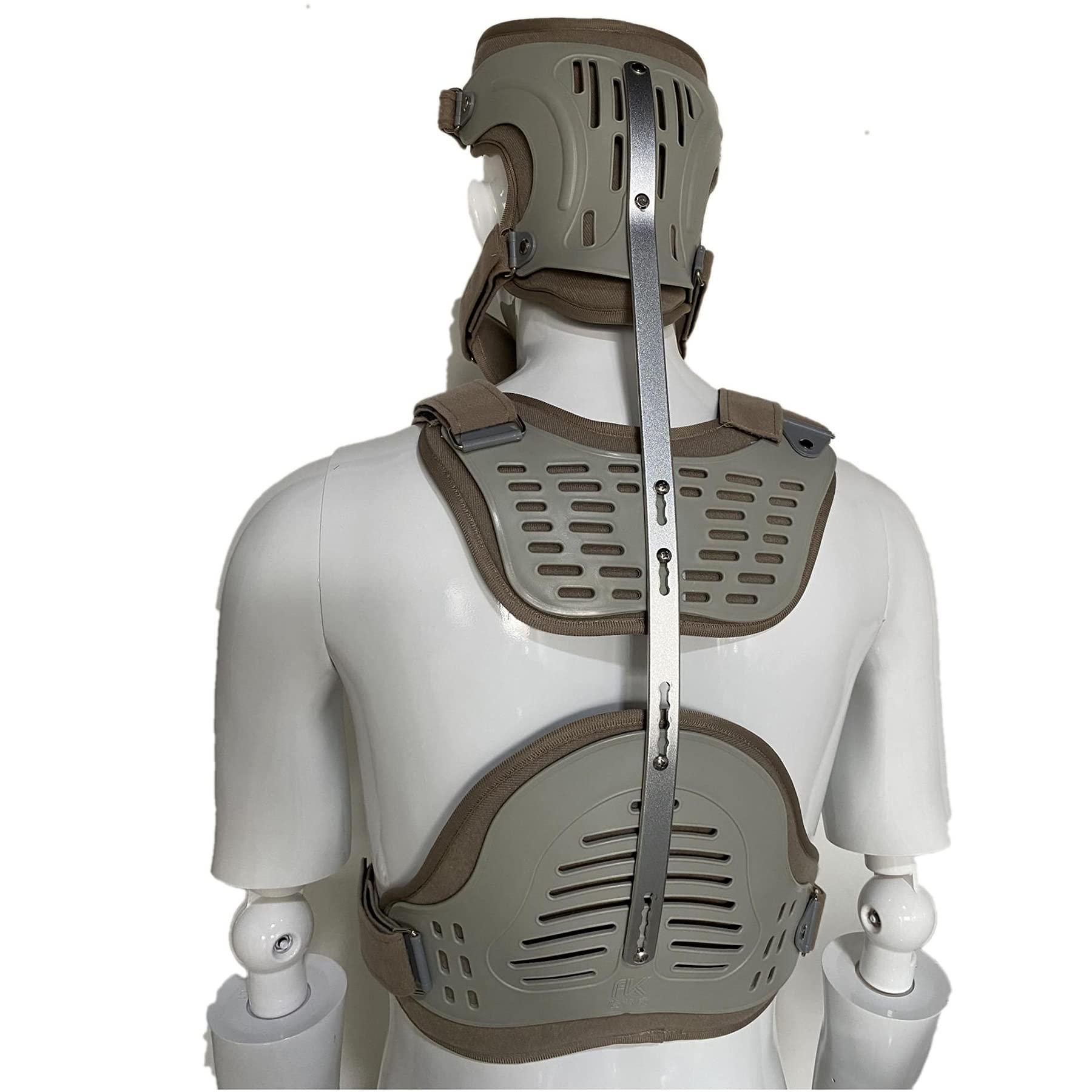 WILLQ WILLQ Adjustable Orthosis Cervical Thoracic Orthosis Fracture Fixation Cervical Vertebra Rehabilitation Support Head Neck Chest Fixed Brace Cervical Vertebra Rehabilitation Support
