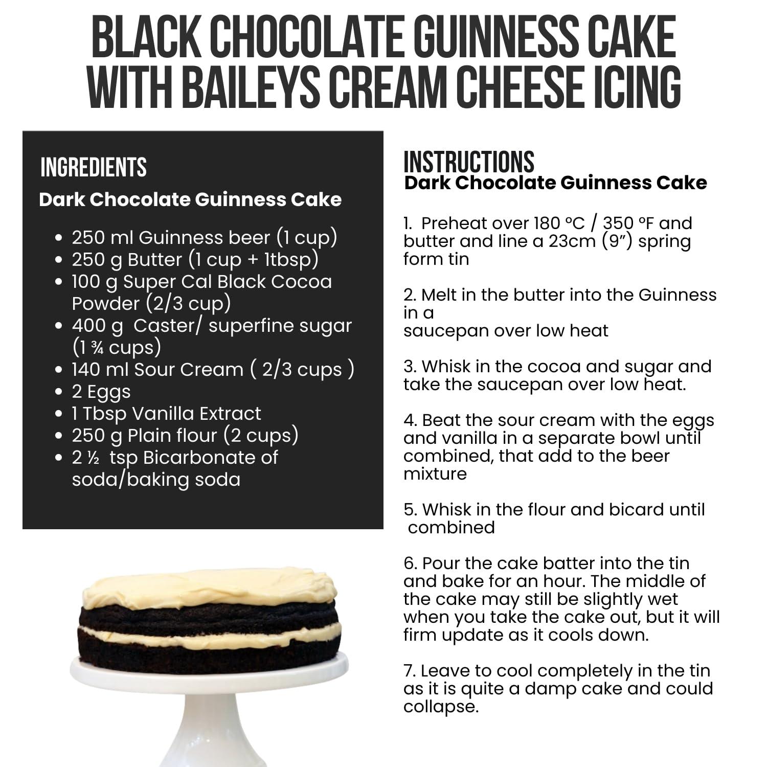 Super Cal Black Cocoa Powder for Baking - 1kg Pouch | Intense Deep Black Dutch Processed Unsweetened Cocoa Powder | pH 8.8 (Zero Bitterness) with 10-12% Fat | Super Cal