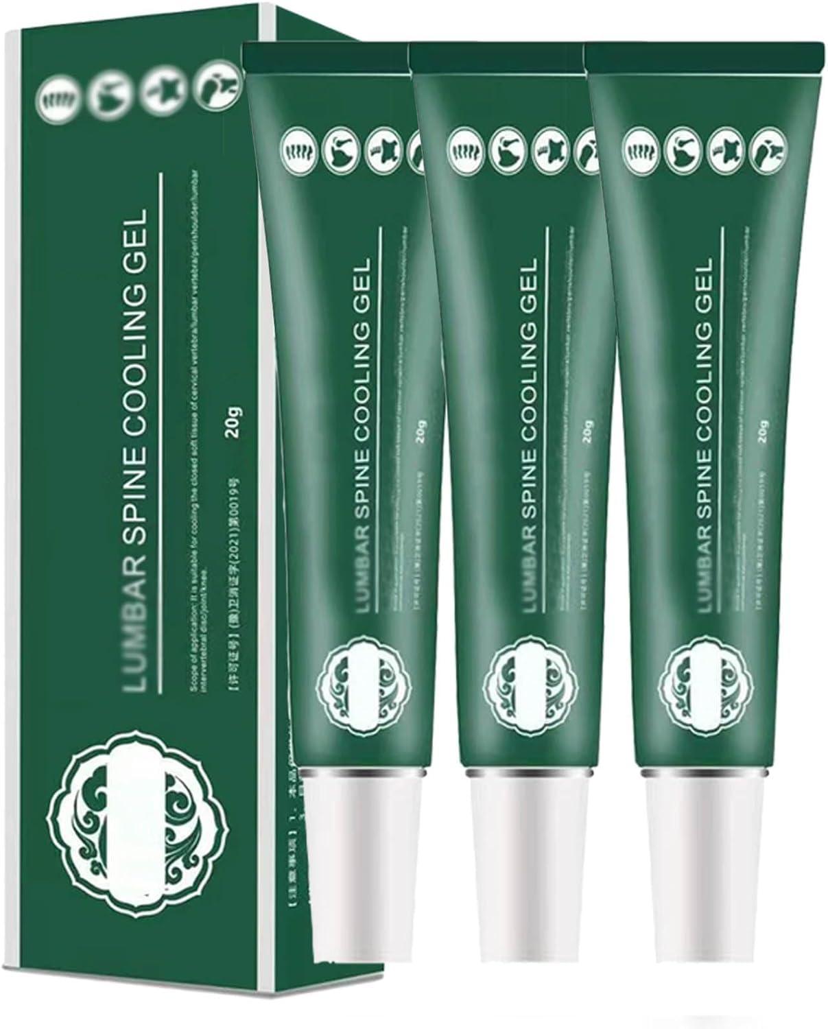 Kolarmo Lumbar Type Cold Compress Gel,APDMP Gel,Cooling Gel for Muscles and Joint Pain Relief,Natural Herbal Joint Pain Relief Spray,Lumbar Cold Compress Gel (3pcs)