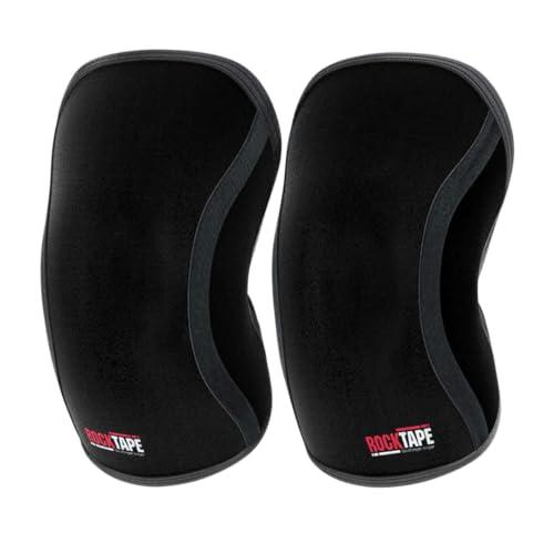 RockTape RockTape Assassins Knee Sleeves 7mm - Durable Neoprene for Compression, Warmth, and Stability in Functional Fitness, Black Skull, Small