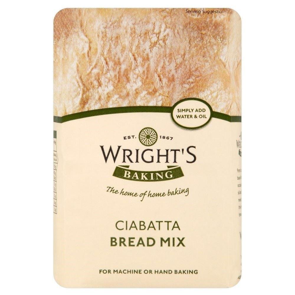 wrights baking Wrights Baking Ciabatta Bread Mix 500 g (Pack of 10)