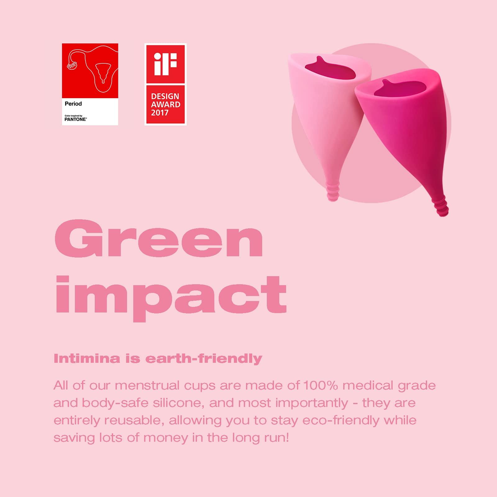 INTIMINA INTIMINA Ziggy Cup - Extra-Thin Reusable Menstrual Cup with Flat-fit Design, 13.2 g 6140