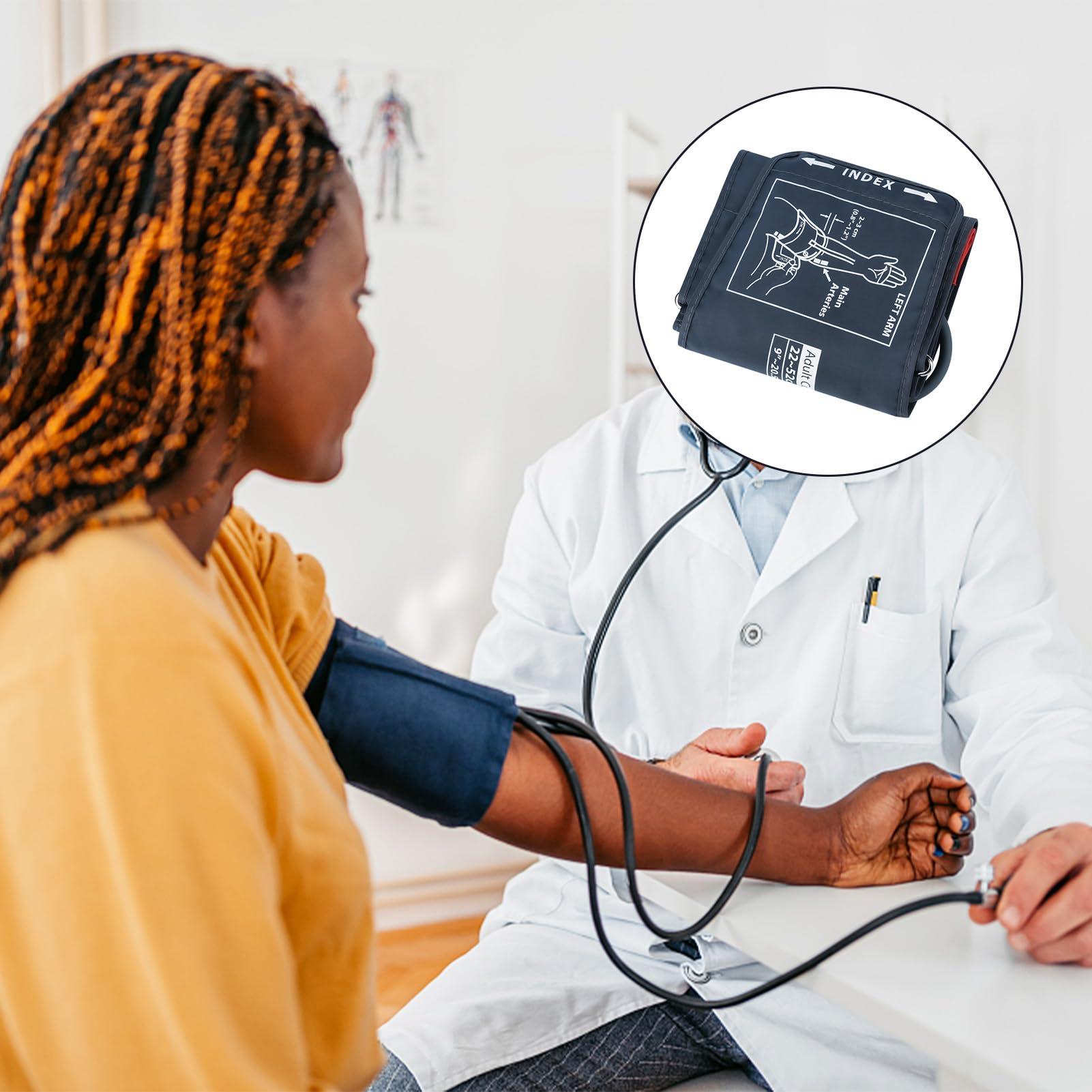 Dewfigs Extra Large Blood Pressure Cuff, 22-52CM Arm Circumference Blood Pressure Cuff with 6 Connectors, Universal Fit Replacement Cuff, Compatible with Omron BP Monitors and Other Brands